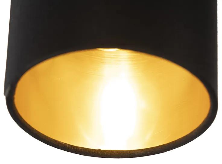 Eettafel / Eetkamer Smart hanglamp met dimmer zwart verstelbaar incl. 6 Wifi B35 - Lofty Modern E14 cilinder / rond rond Binnenverlichting Lamp