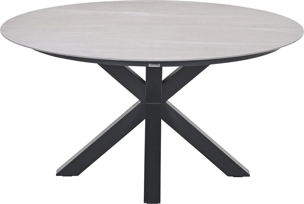 Garden Impressions Pemba tuinset 6-delig - Duuk tuintafel Ø150 cm