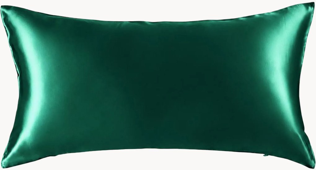 Kussenhoes Emerald Green van moerbeizijde satijn