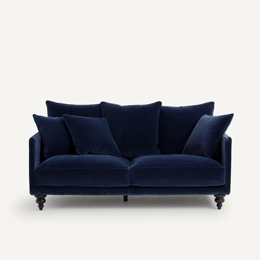 3-zits compacte fluwelen zetel, Lazare