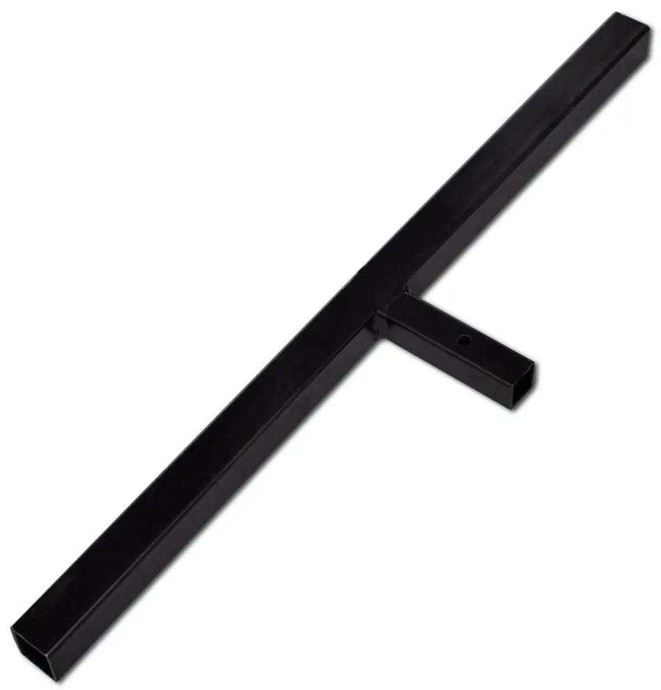 vidaXL Grondboor met handvat en schroefkop (dubbele schroef) 120 mm (zwart)