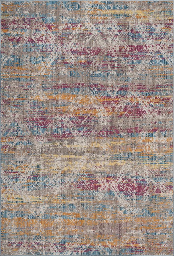 Safavieh | Vloerkleed Laila 68 x 240 cm fuchsia, lichtgrijs vloerkleden polyester vloerkleden & woontextiel vloerkleden