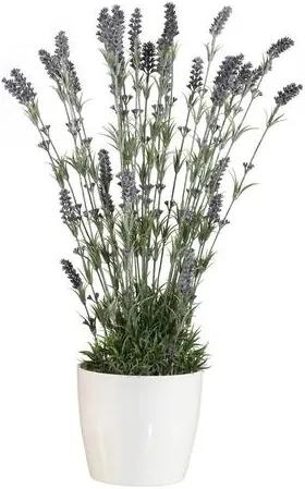 Kunstplant Lavendel in een neutrale kunststof pot