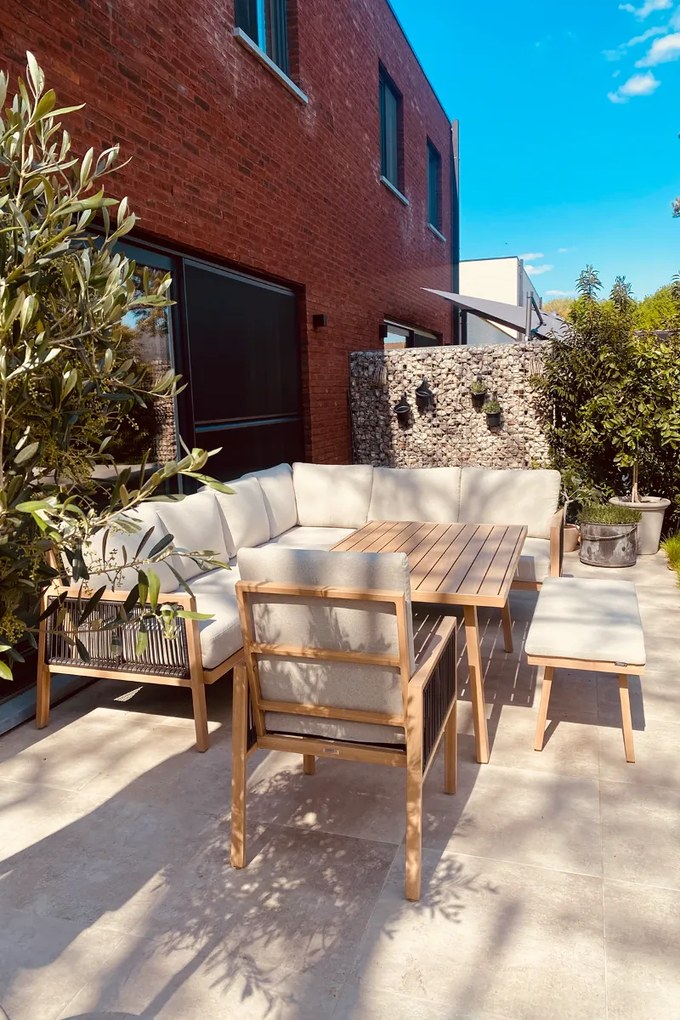 Garden Impressions Decala lounge dining set - met bankje - 6-delig