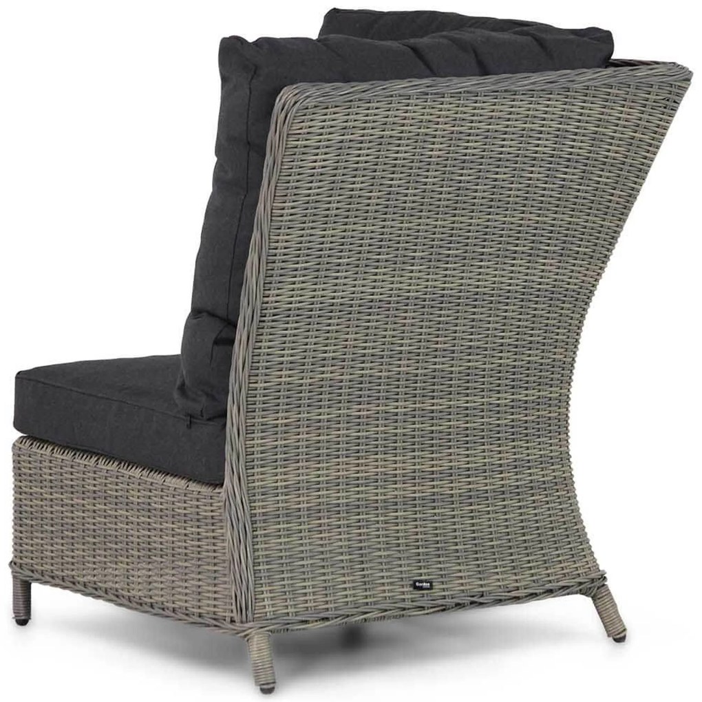 Hoek loungeset 5 personen Wicker Taupe  Garden Collections Chicago