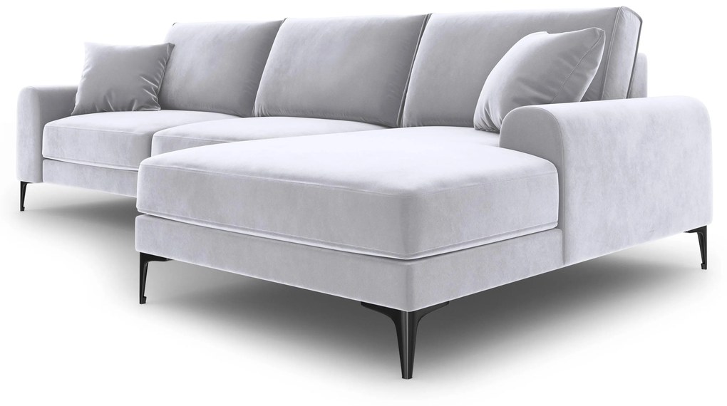 4.5-zitshoekbank Madara rechts velvet | Mazzini Sofas