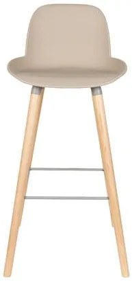 Zuiver Albert Kuip Barkruk - 75 Cm - Taupe