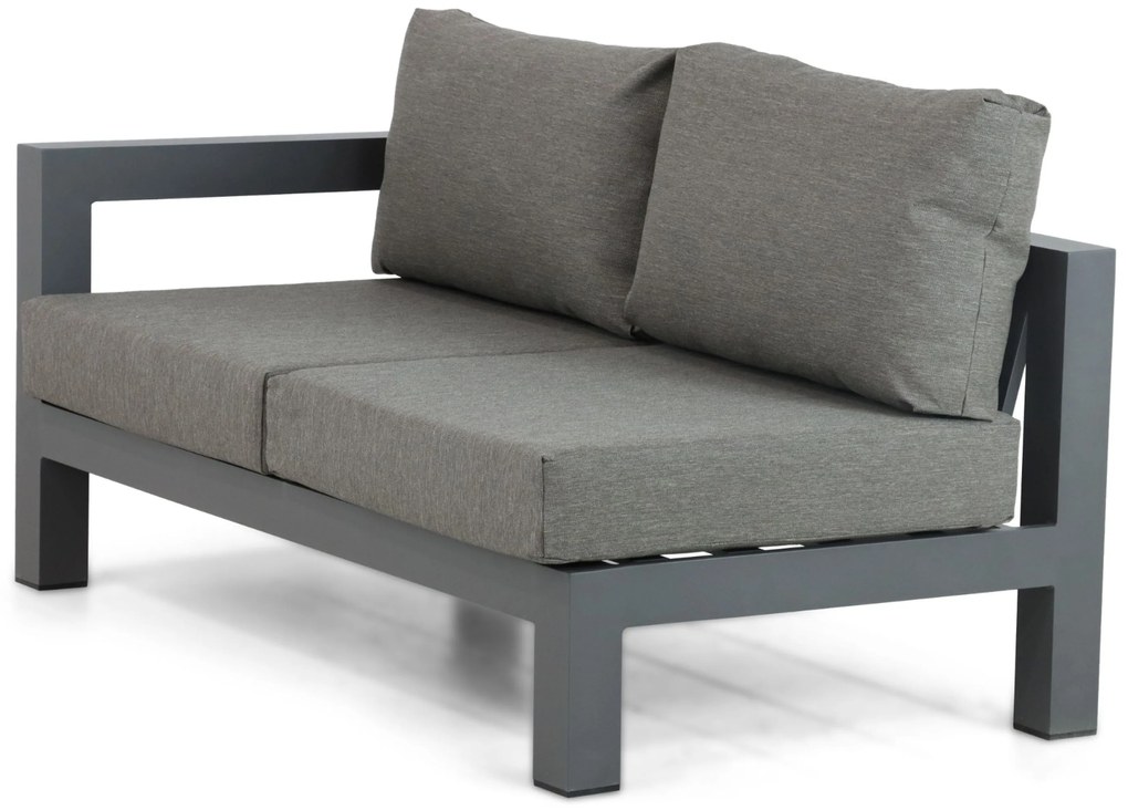 Hoek loungeset 5 personen Aluminium Grijs Lifestyle Garden Furniture Luca