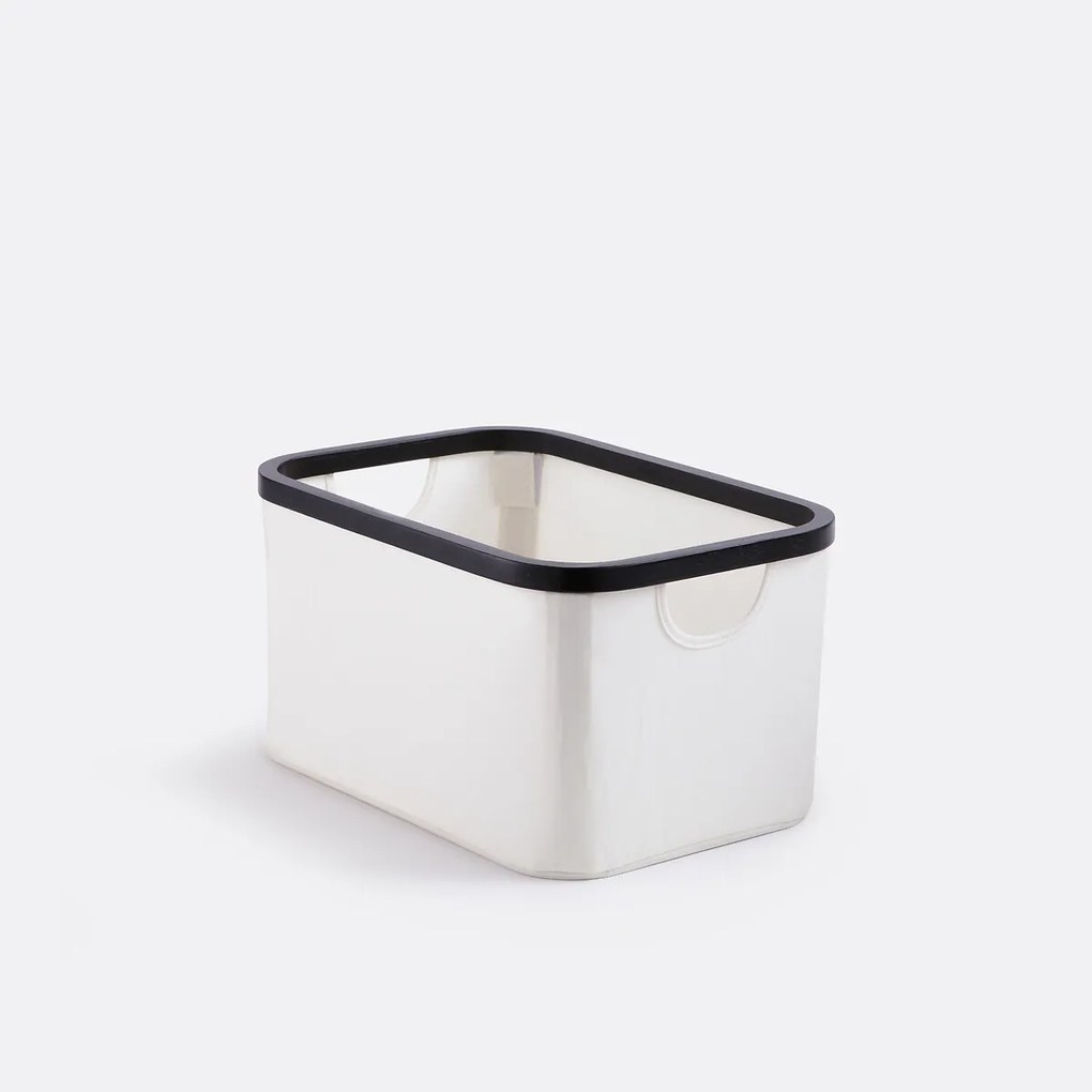Zwart-witte opbergmand, maat M, YOANI