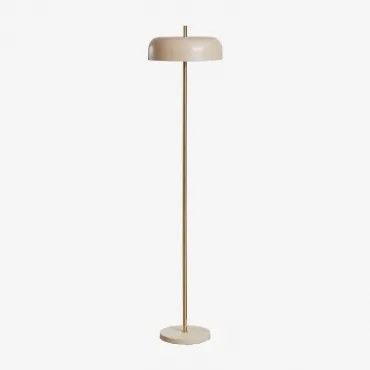 Gorana Staande Lamp Van Ijzer Naakt Beige - Sklum