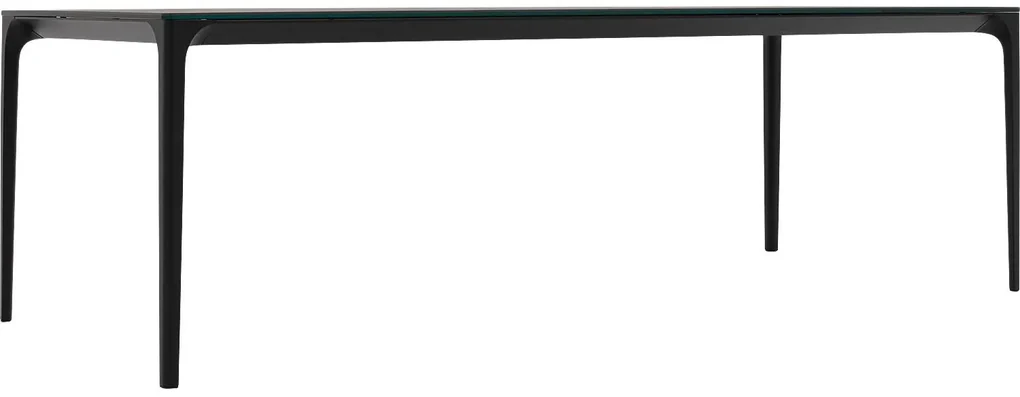 Goossens Excellent Eettafel Cipressen, Rechthoekig 180 x 90 cm met afgeronde hoeken