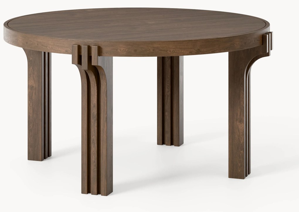 Ronde houten eettafel Nolan, verschillende formaten
