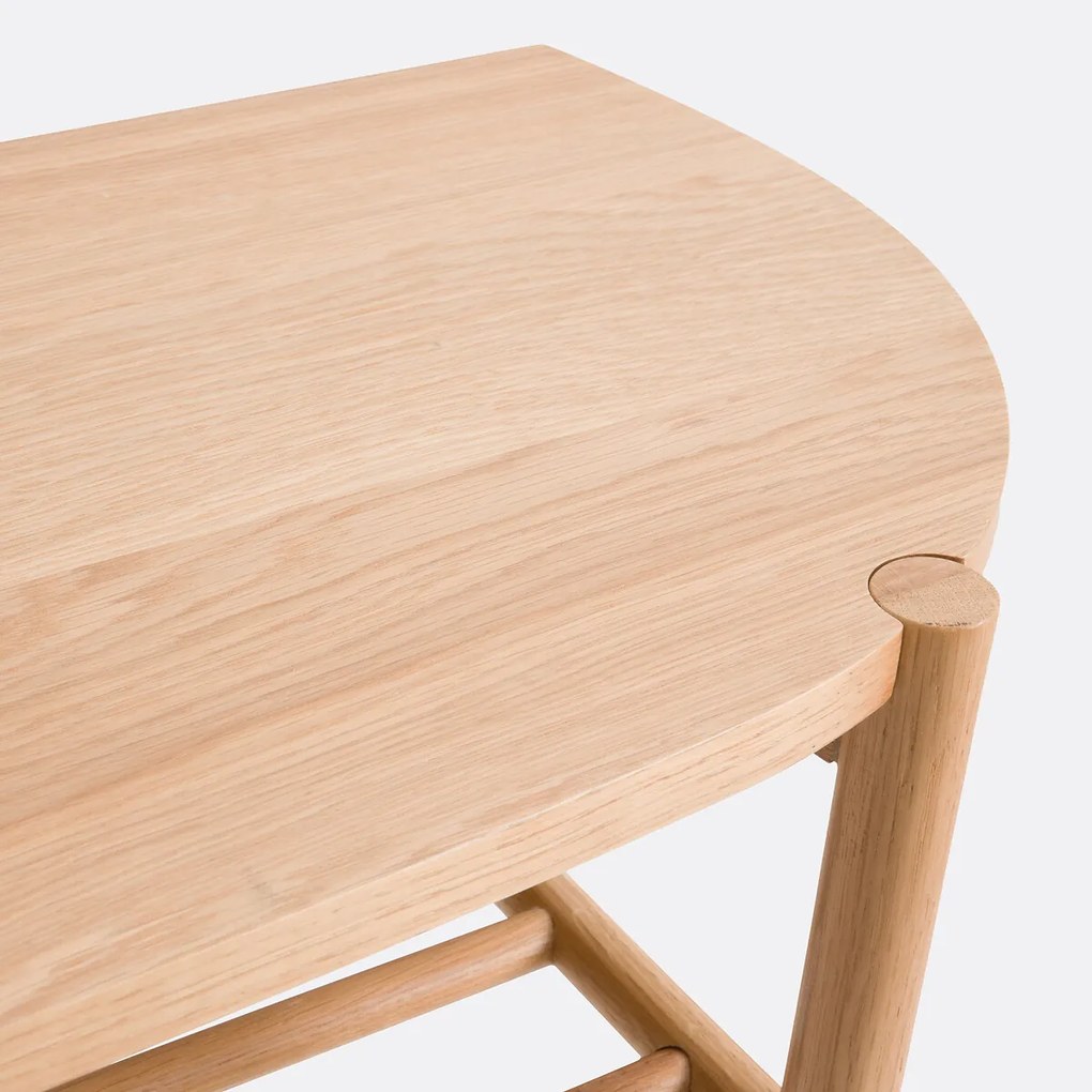 Wandrek van eikenhout en fineer, Jucca