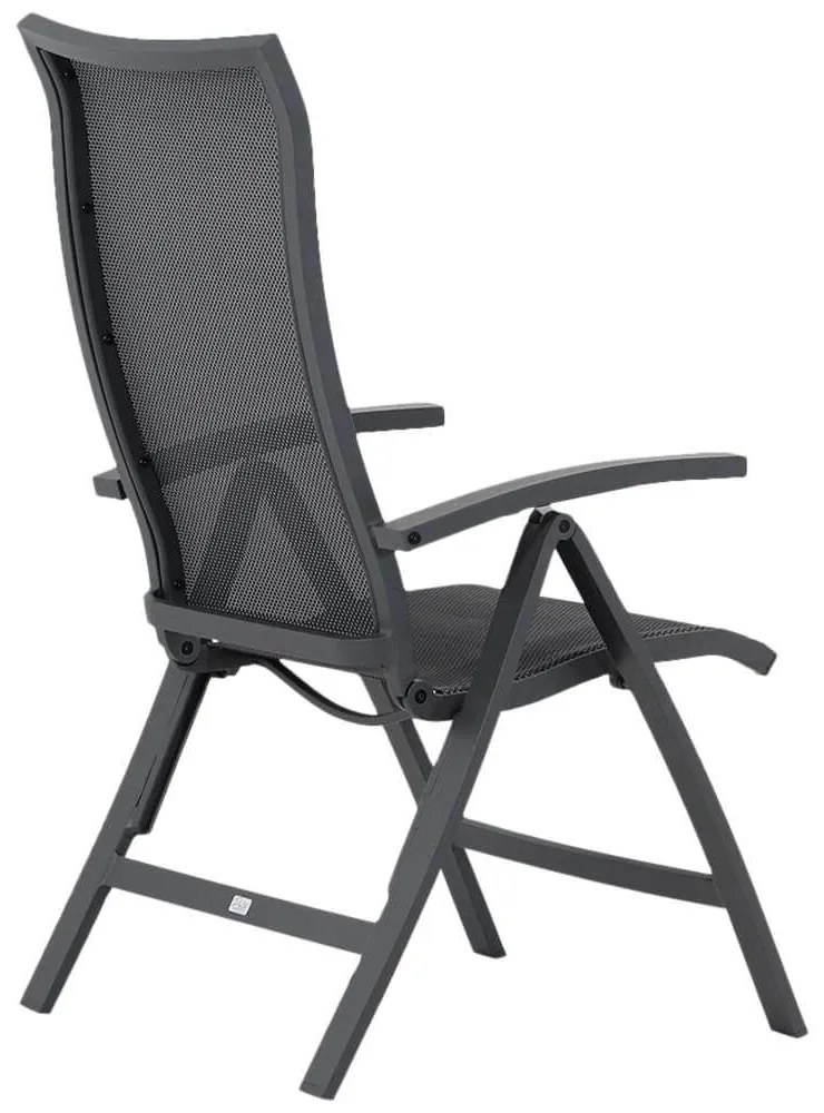 Tuinset 4 personen 160 cm Aluminium/textileen Grijs Presto Lucardo/Porto