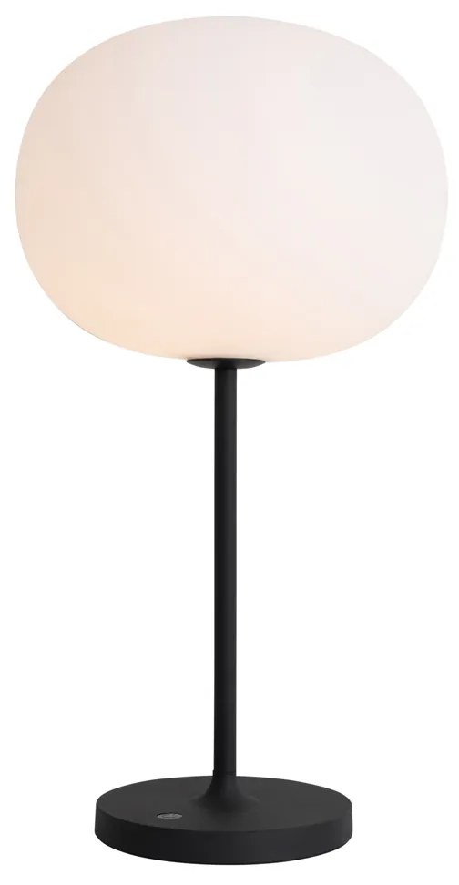 Buitenlamp met dimmer LED Moderne tafellamp met dimmer wit oplaadbaar - Maloi Modern IP54 Buitenverlichting rond Lamp