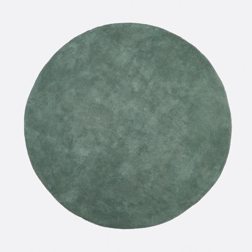 Rond vloerkleed in getuft kant Renzo, groot model