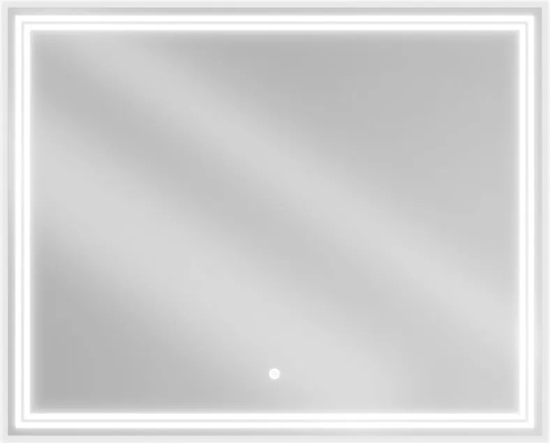 Mexen Taco verlichte badkamerspiegel 100 x 80 cm, LED 6000K, antifog - 9805-100-080-611-00