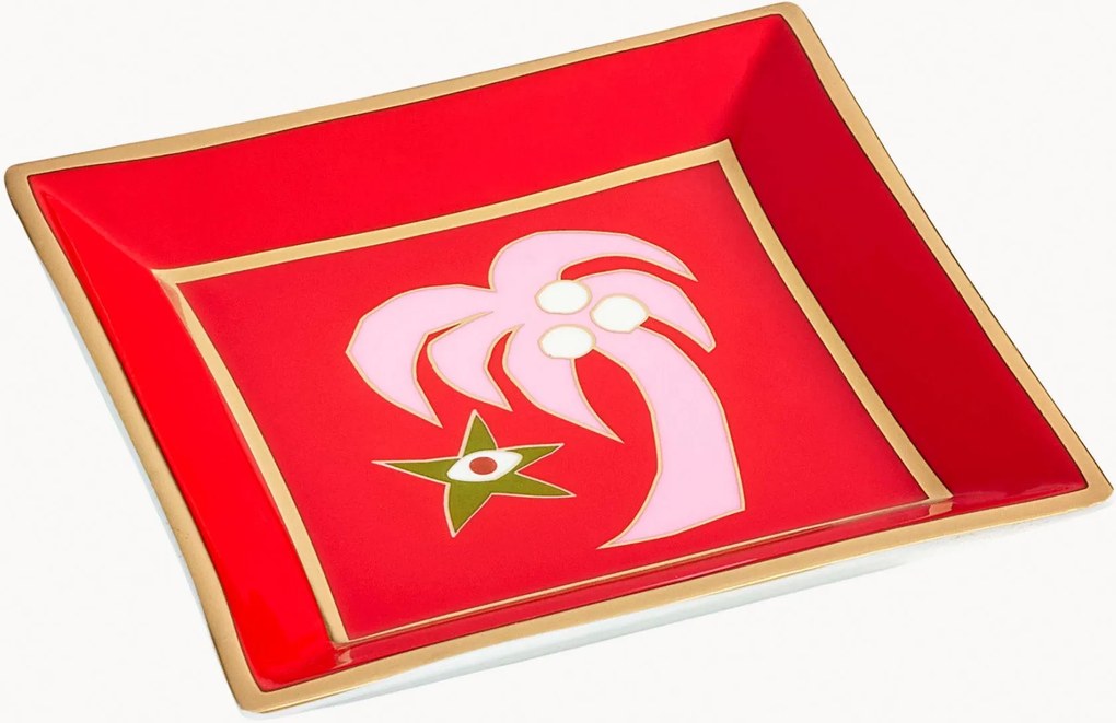 Decoratief porseleinen dienblad Playa