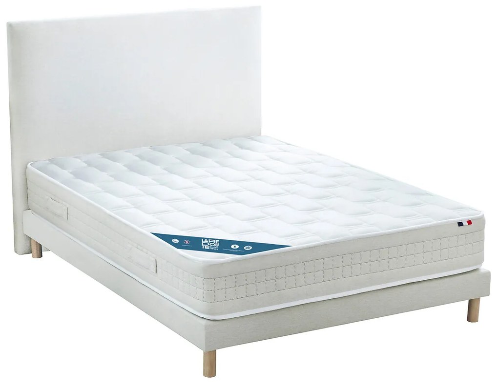 Complete set bed, matras + bedbodem + poten + hoofdbord
