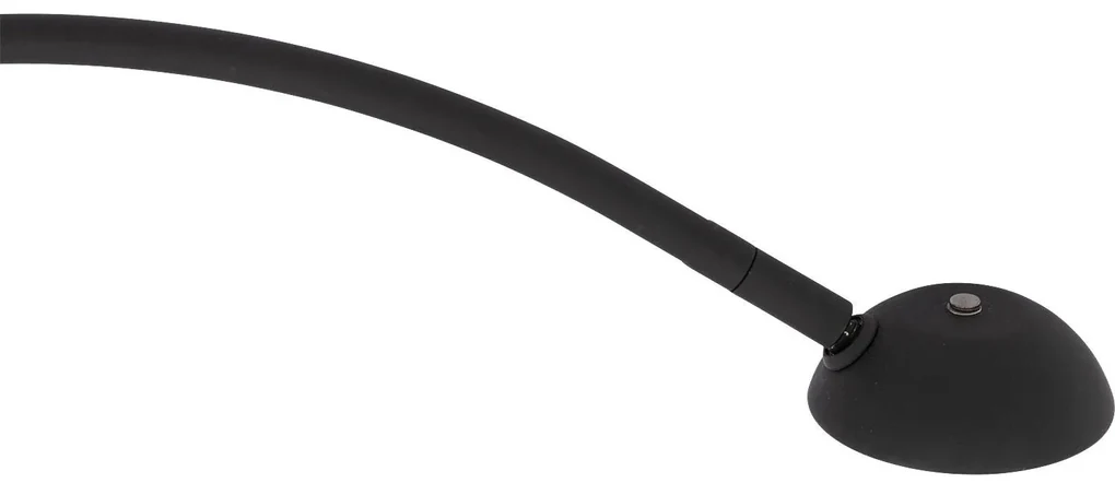 Goossens Verlichting Tbv Hoofdbord Light, Model h = black fix schotel (set van 2 stuks) led