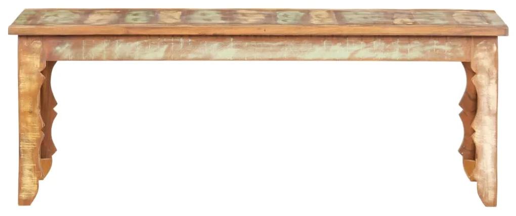 vidaXL Salontafel 110x50x40 cm massief gerecycled hout