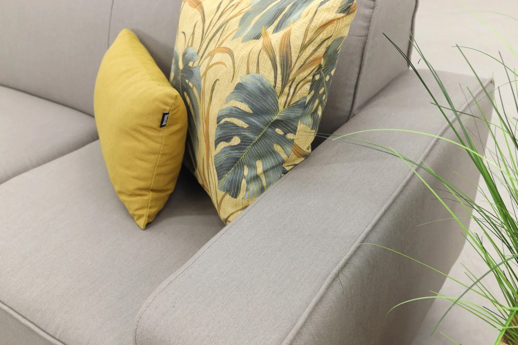 Boavista/Toronto loungebank chaise longue - Nature Grey - 3-delig - rechts