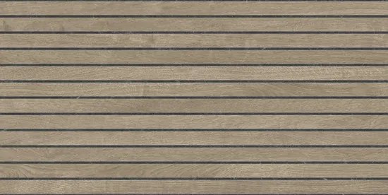Valence Madeira wandtegel 60x120cm eiken met zwarte voeg gerectificeerd