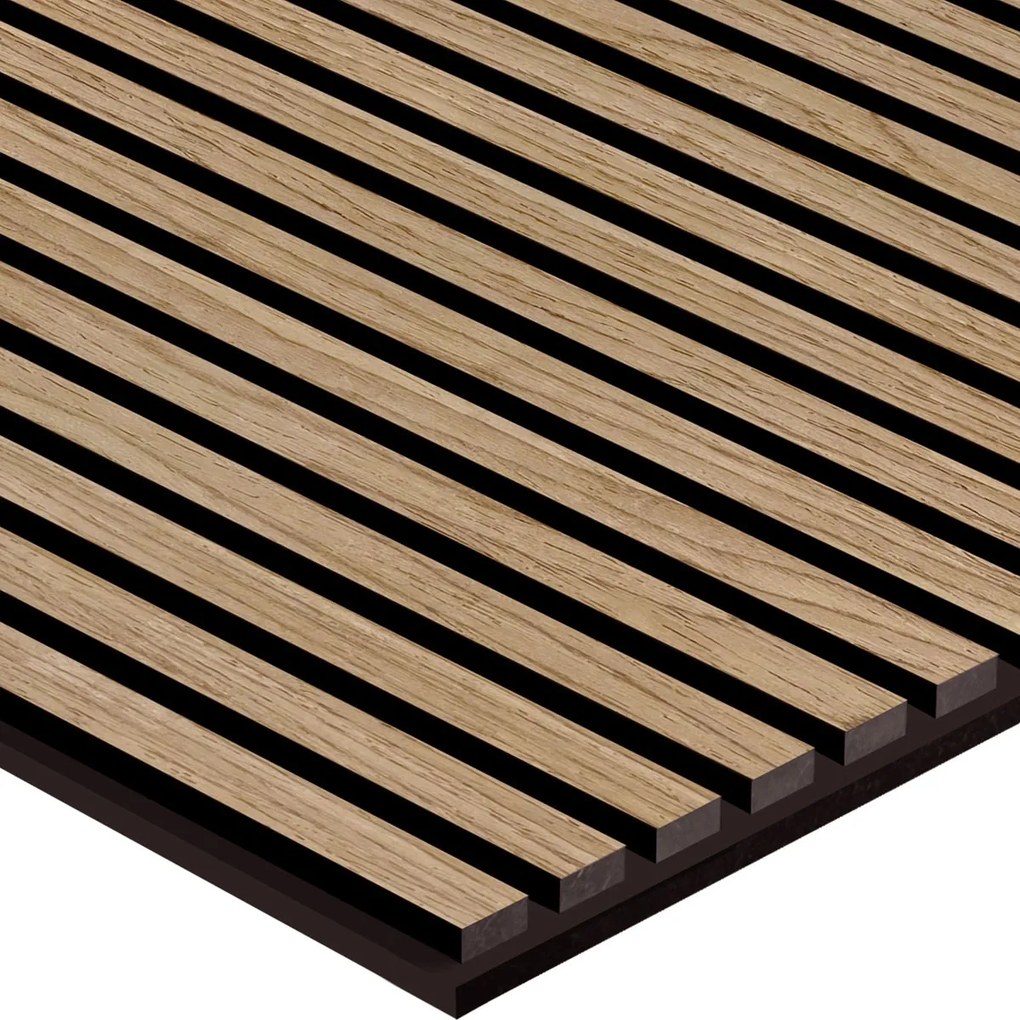 AKU Paneel Akoestisch Vilt Walnoot 270x60x2,1cm - 270 cm x 60 cm x 2.1 cm | 10 kg | Paneli akoestische wandpanelen - AKU Wandpanelen