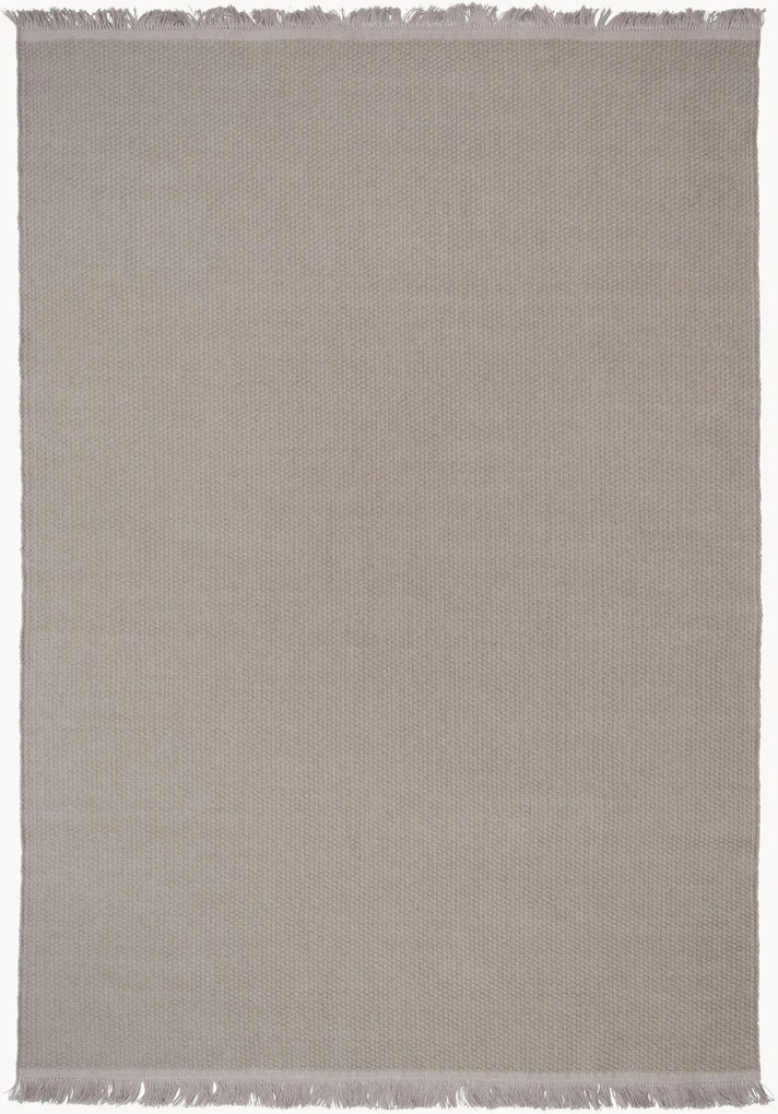 Handgeweven laagpolig wollen vloerkleed Pastoral Unity