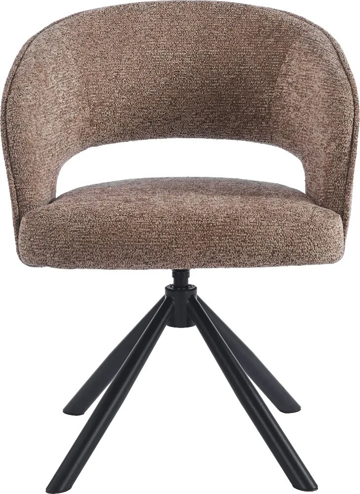 Eetkamerstoel Met Open Rugdetail Bruin