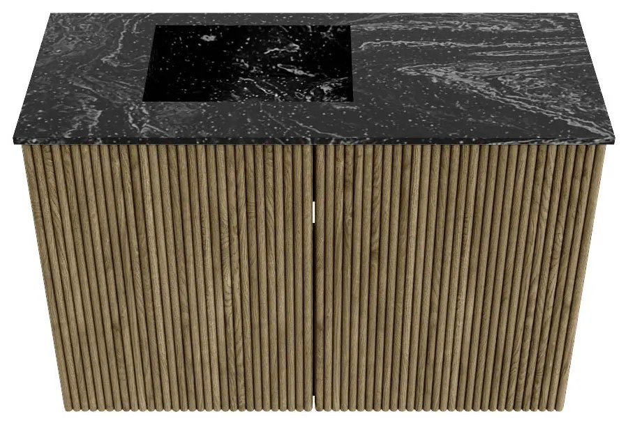 Mondiaz Joya DLux 60cm toiletmeubel dusk met wastafel faye links zonder kraangat lava