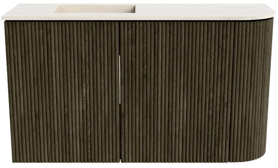 Mondiaz Joya DLux 70cm toiletmeubel ronding rechts shadow met wastafel faye links zonder kraangat meli