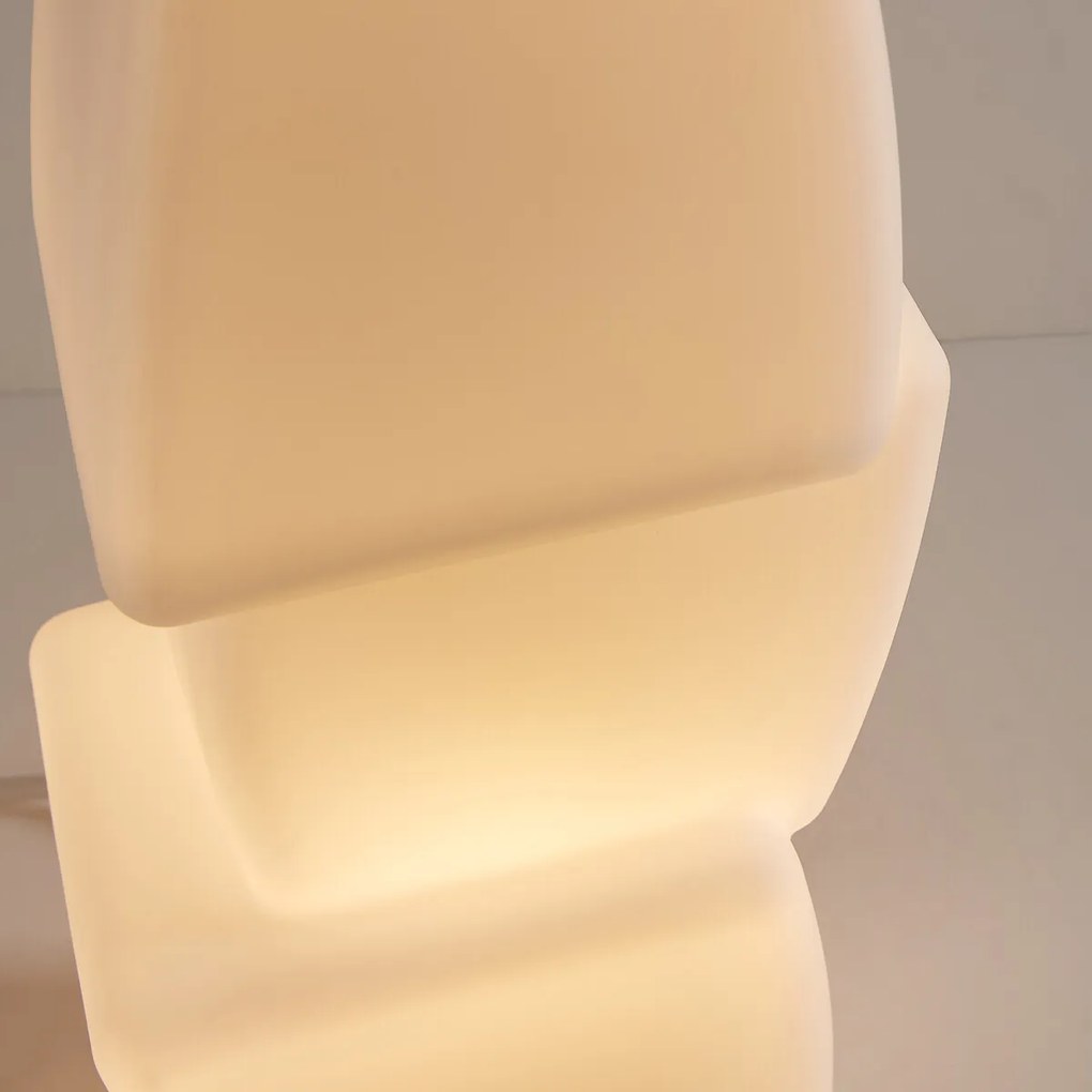 Tafellamp in opalineglas, ETERA