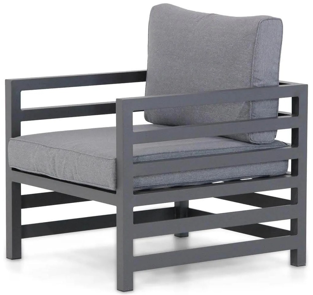 Tuinstoel Aluminium Grijs-antraciet Domani Furniture Melby  antraciet