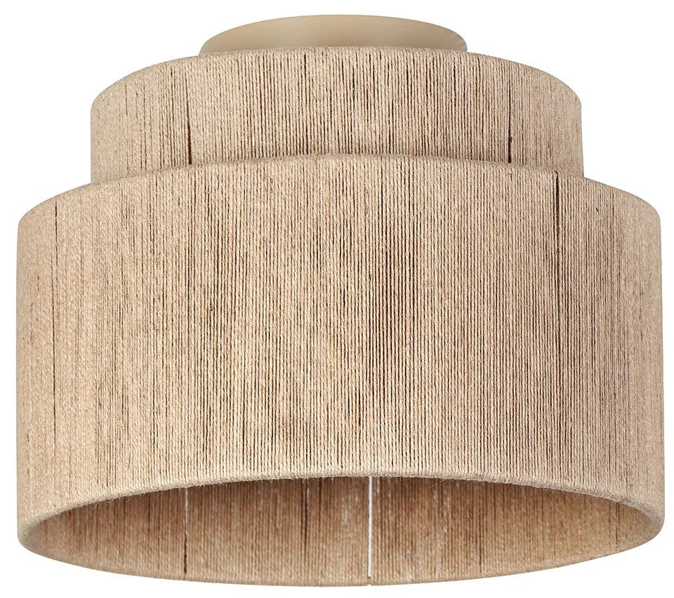 Japandi plafondlamp bruin met touw - Smille