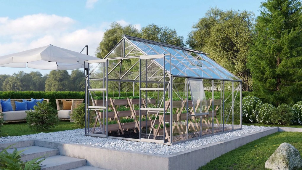 Vitavia Meridian 2 serre - 9,9m² - Aluminium