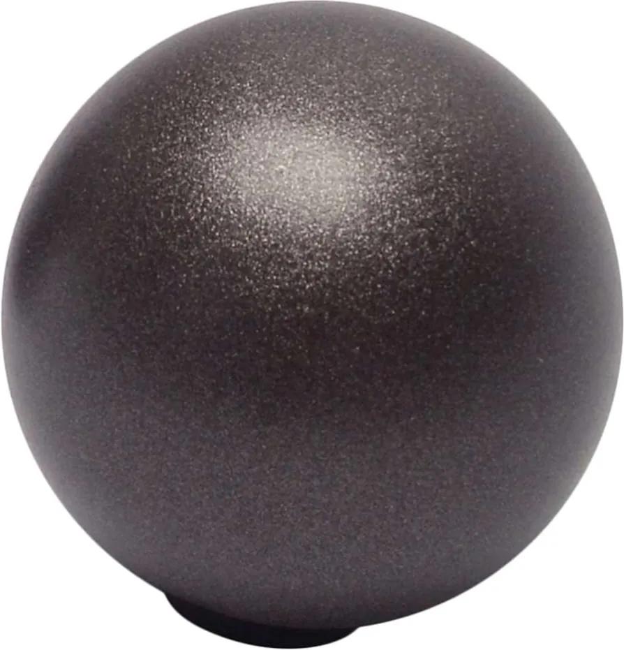 Gordijnroede knop Sphere 20 mm - antraciet (2 stuks) - Leen Bakker