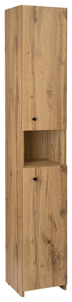 Plazan Basic kolomkast 30x180cm eiken