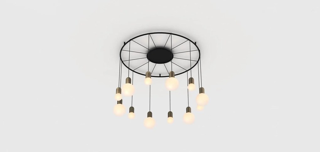 Modular Lighting - Hanglamp Placebo Geanodiseerd zilverbrons Metaal