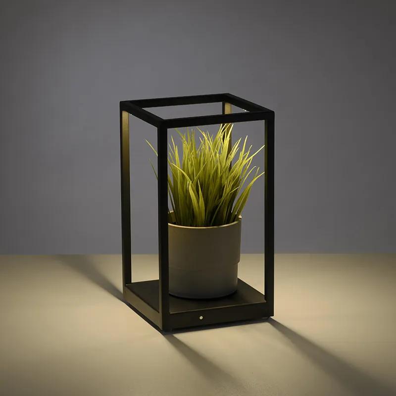 Design tafellamp zwart incl. LED met touch dimmer - Jitske Modern Binnenverlichting Lamp