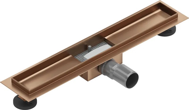 Mexen Flat behuizing voor lijnafvoer 50 cm, geborsteld koper - 1C15050
