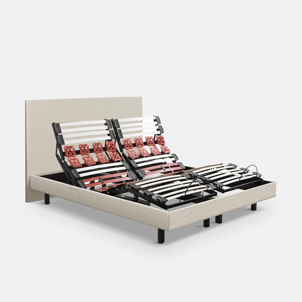 2 in 1 ensemble, kofferbed en hoofdbord Hercule
