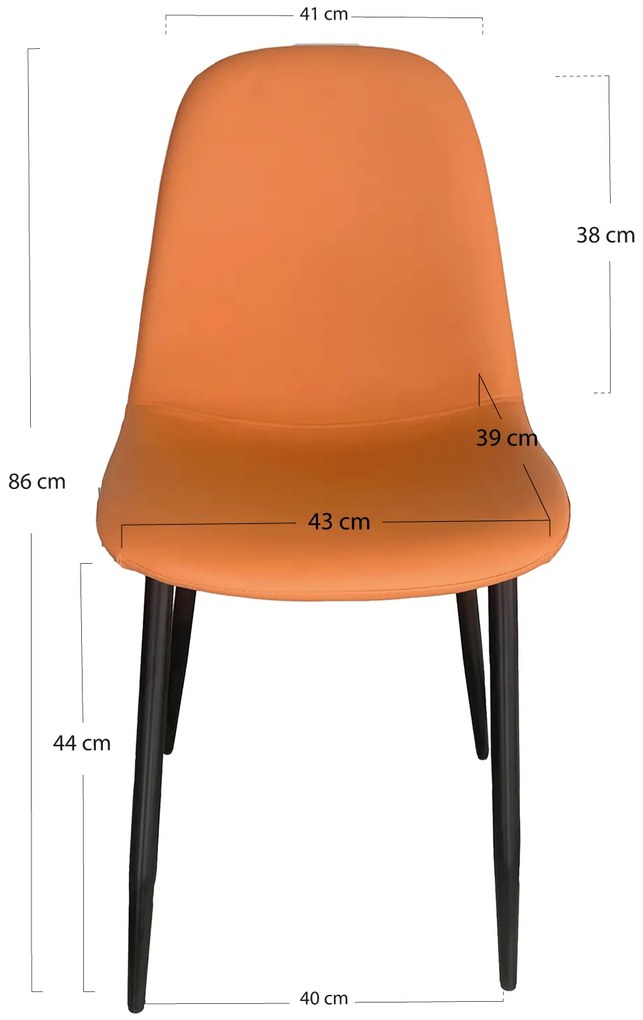 Zwarte Teok Polyskin Stoel