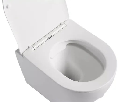 Lambini Design Kala hangend randloos toilet met softclose zitting wit mat
