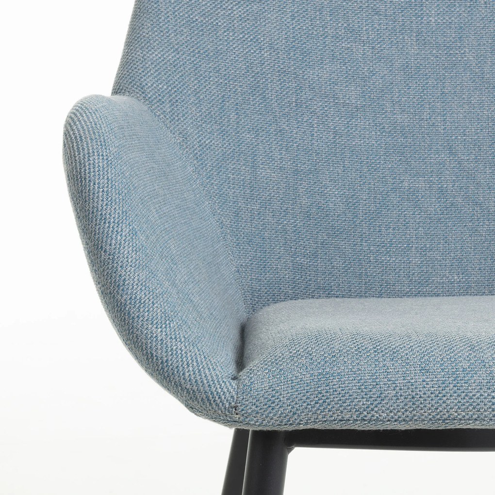 Kave Home Konna Armstoel Blauw