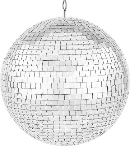 VEVOR Spiegelbol 295 mm, Discobol, Discobol Spiegelbol met Hangring, Flash Discobol Feestdecoraties, Ideaal voor DJ Club, Podium, Bruiloft, Verjaardag, Kerstmis, Oud &amp; Nieuw Feest