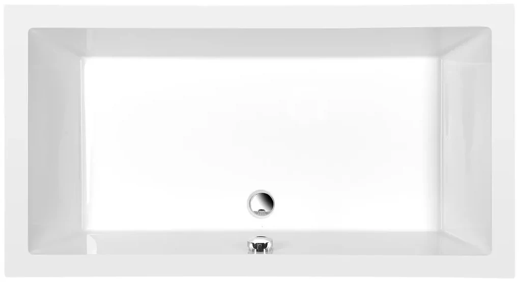 Polysan Deep rechthoekige douchebak 120x75x26cm wit
