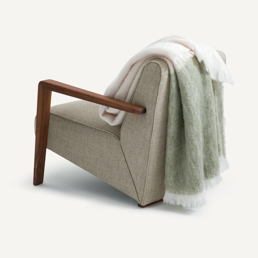 Tweekleurige plaid van wol en polyamide, Tzara