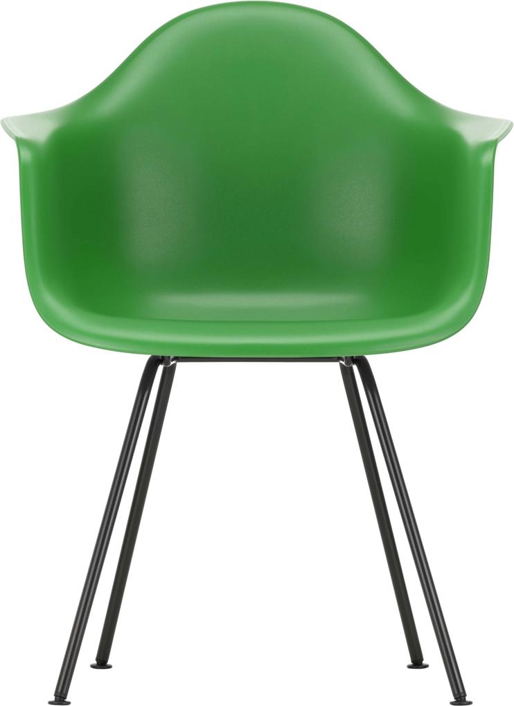 Vitra Eames DAX stoel met zwart gepoedercoat onderstel groen