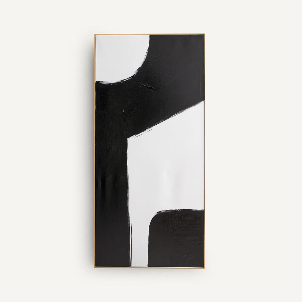 Set van twee handgeschilderde canvassen, Dopio